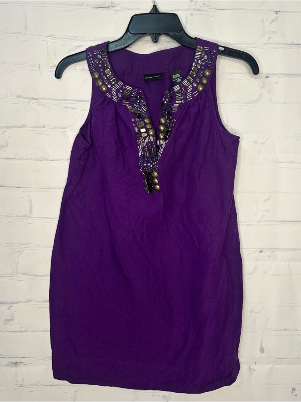 Women’s NY & Company Size XS Purple Dress or Swim Suit Cover Up